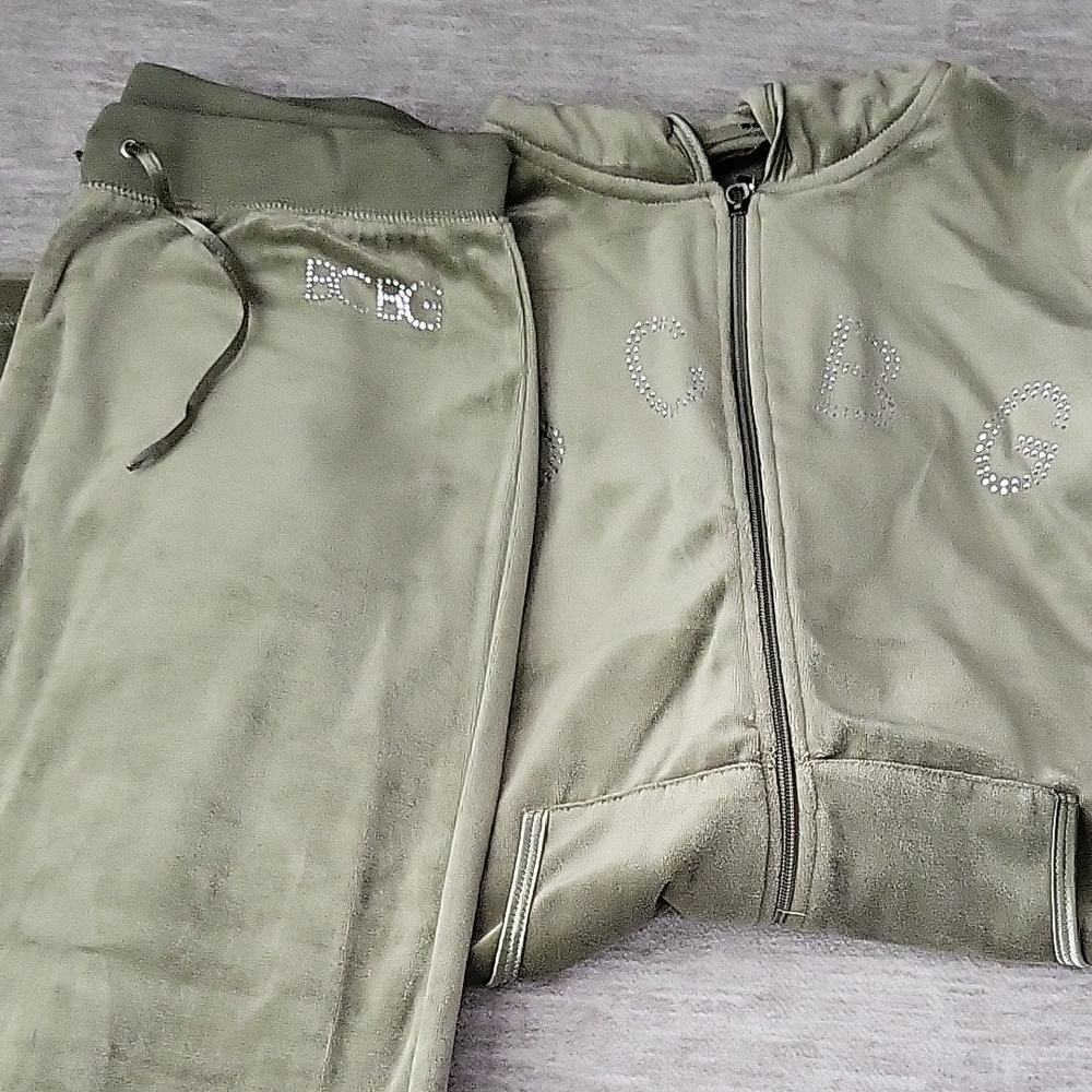 BCBG Sage Green Tracksuit
